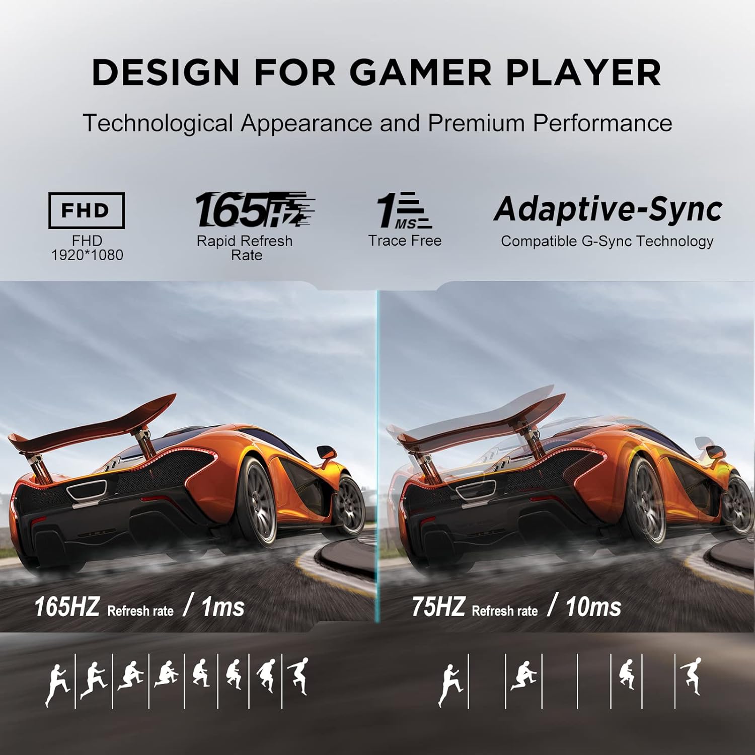 KOORUI 24E4 24-inch VA FHD 165Hz Gaming Monitor