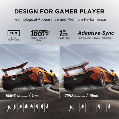 KOORUI 24E4 24-inch VA FHD 165Hz Gaming Monitor