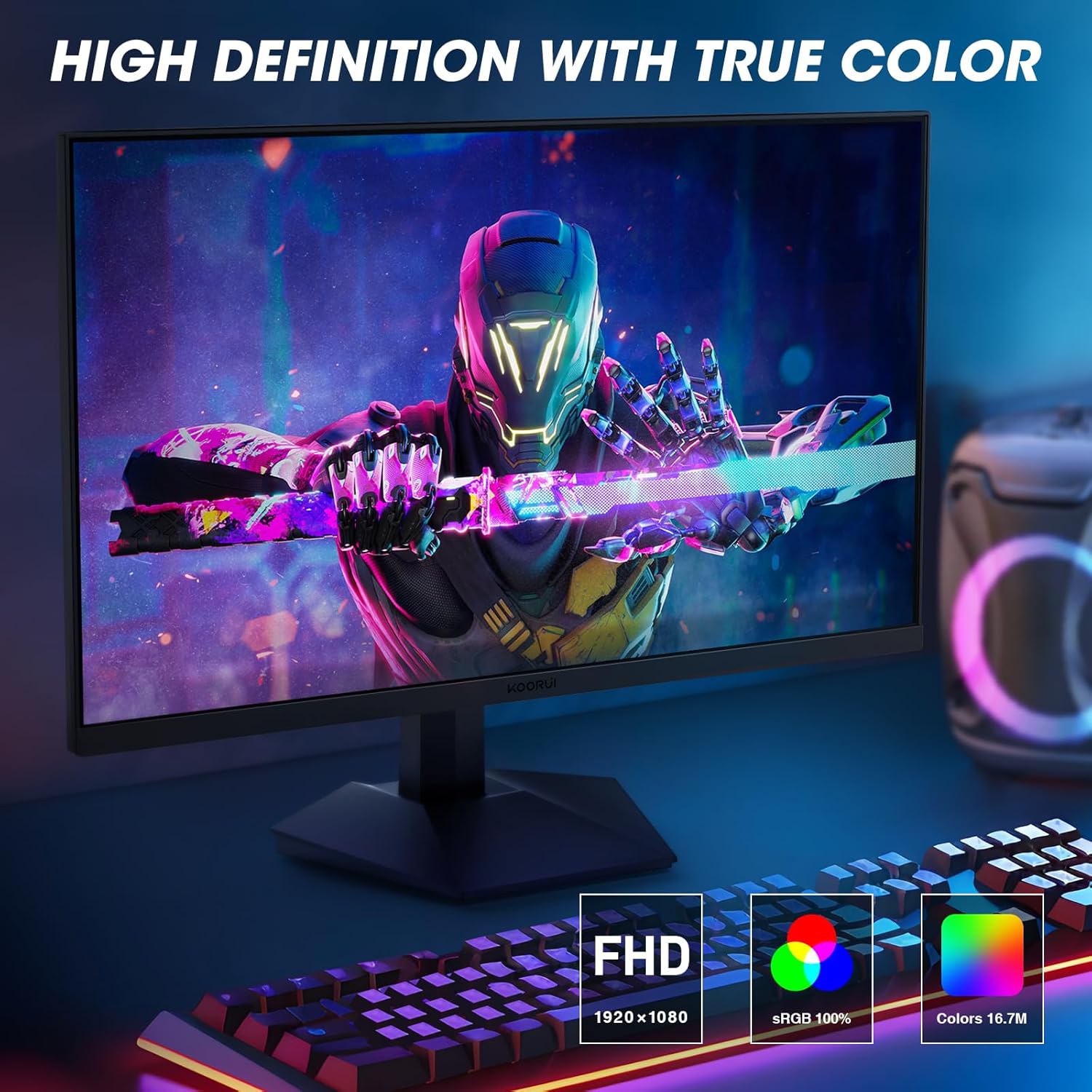 KOORUI 24E3 24-inch IPS FHD 165Hz Gaming Monitor