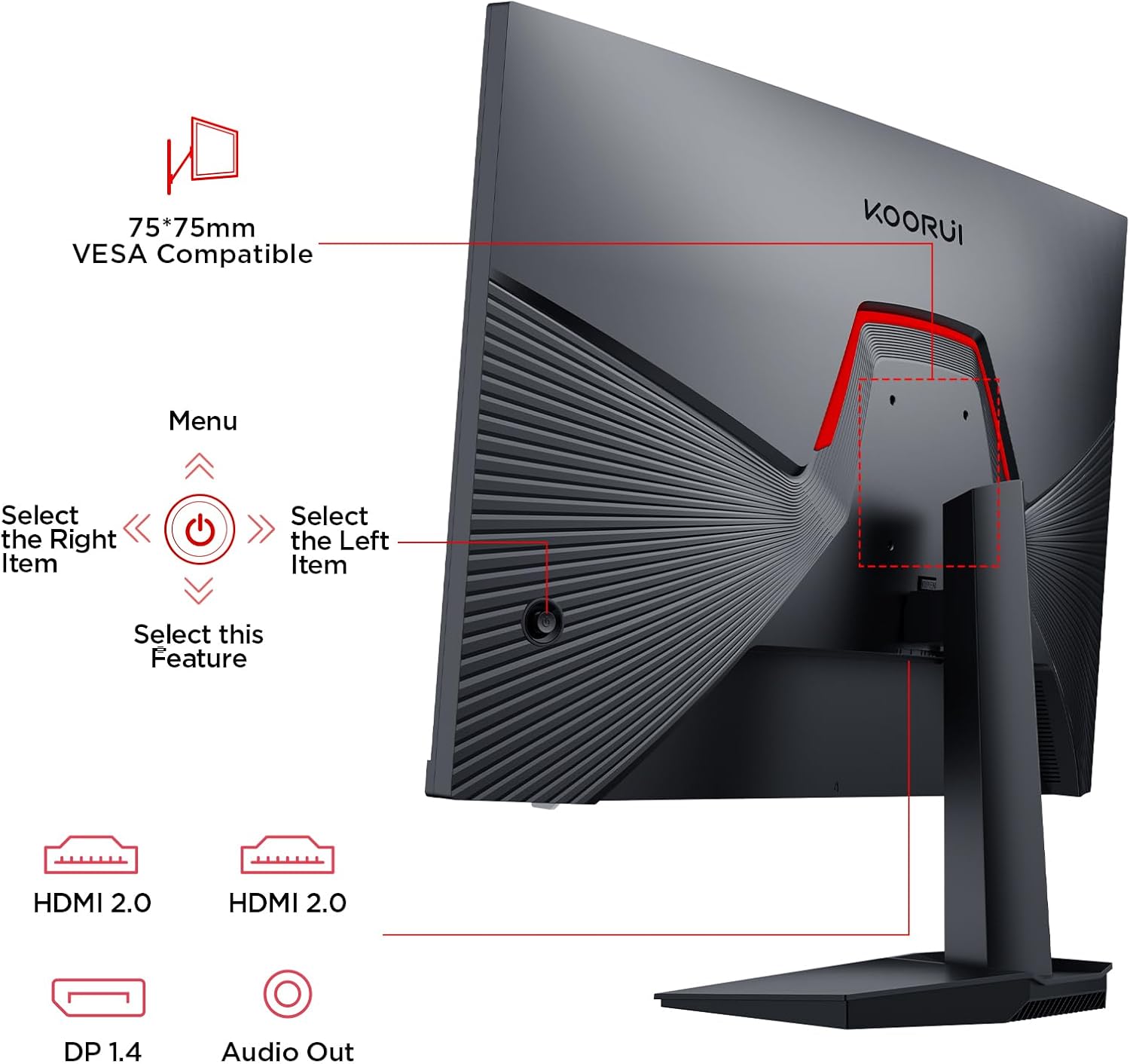 KOORUI G2711P 27-inch IPS FHD 200Hz Gaming Monitor