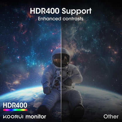 KOORUI 34E6UC 34-inch VA WQHD 165Hz Curved Gaming Monitor